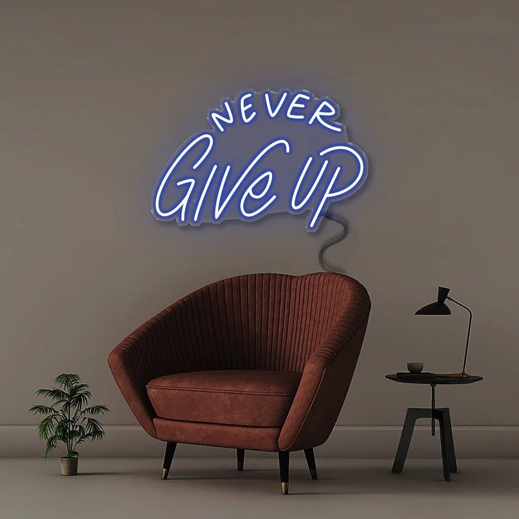Never Give Up - Neonific