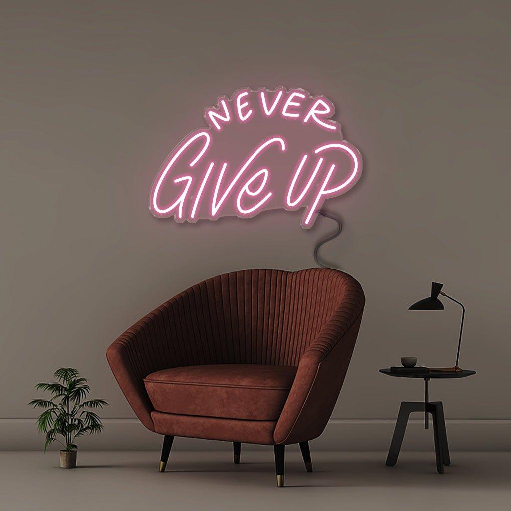 Never Give Up - Neonific