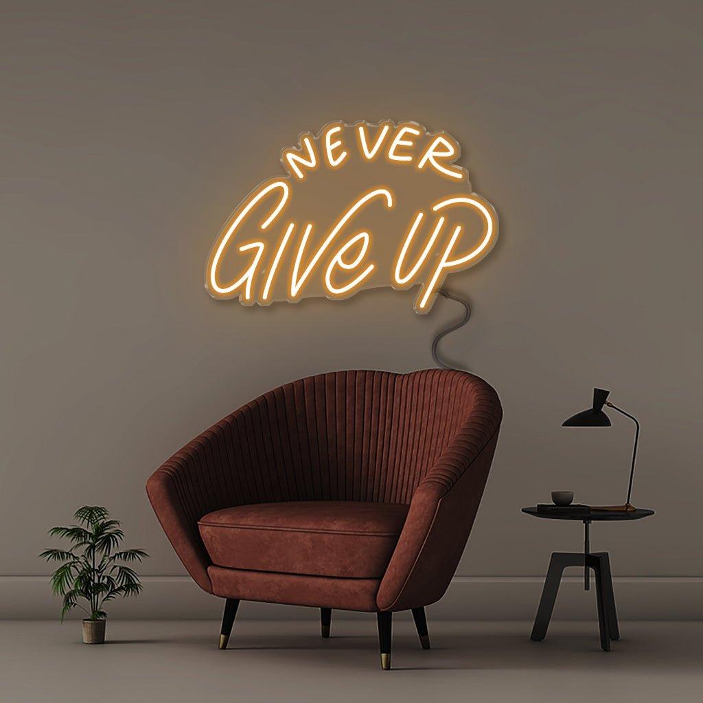Never Give Up - Neonific