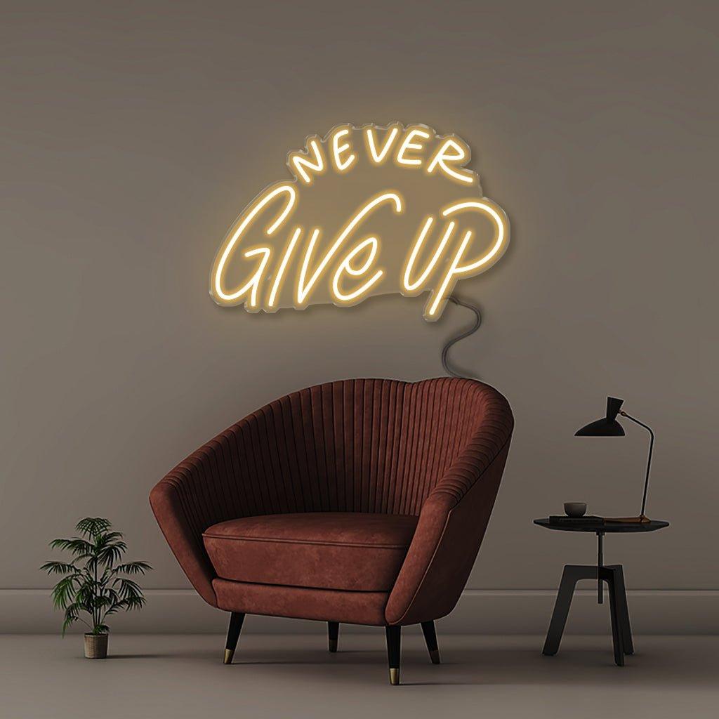 Never Give Up - Neonific