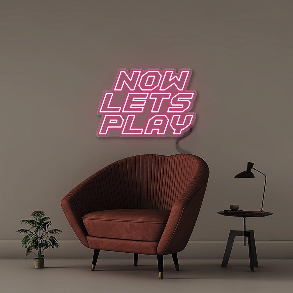 Now lets play - Neonific - LED Neon Signs - 50 CM - Blue