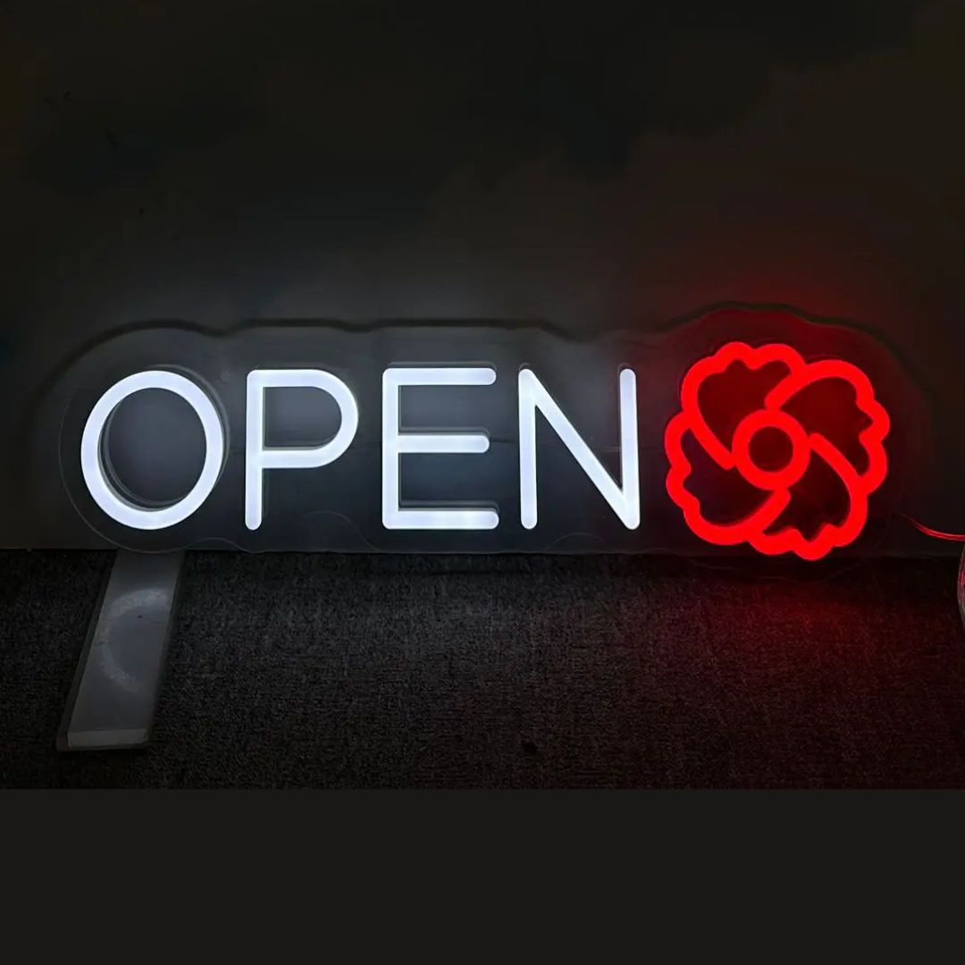 Custom Open LED Neon Sign - Neonific
