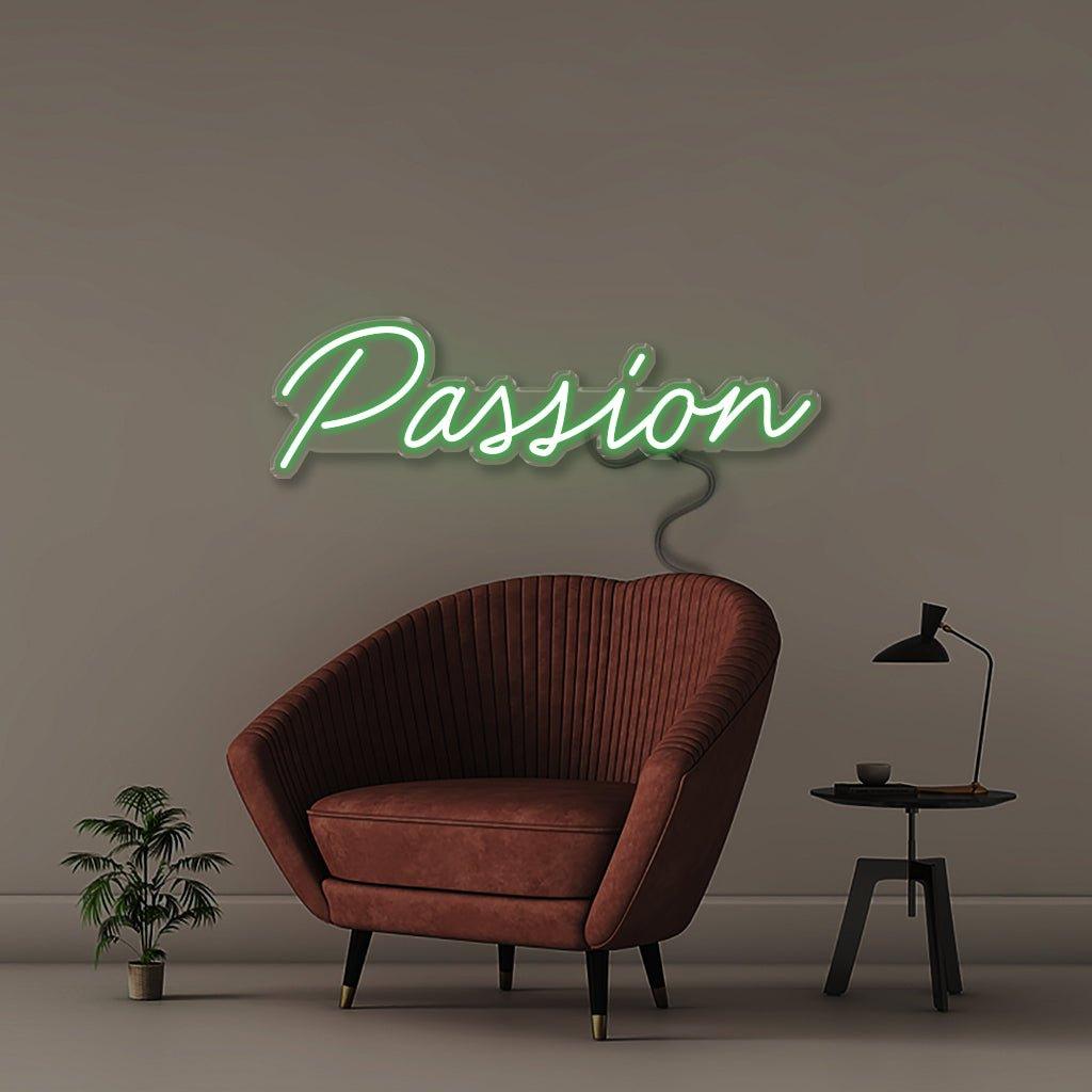 Passion - Neonific - LED Neon Signs - 50 CM - Blue