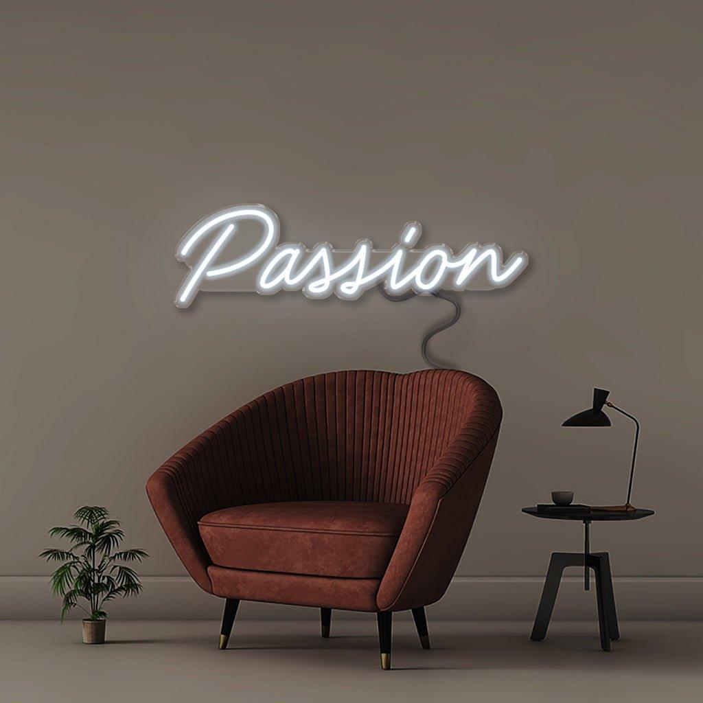 Passion - Neonific - LED Neon Signs - 50 CM - Blue