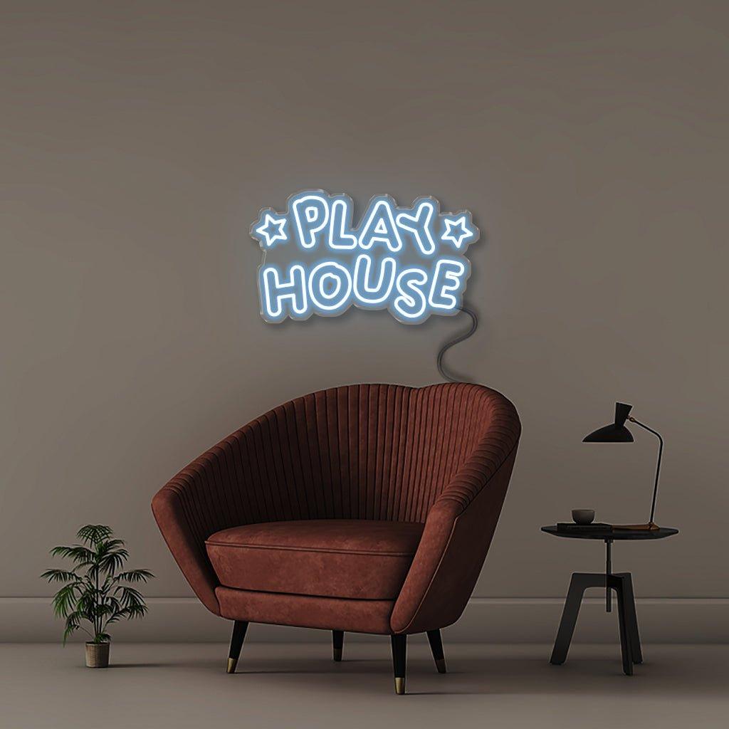 Playhouse - Neonific - LED Neon Signs - 50 CM - Blue