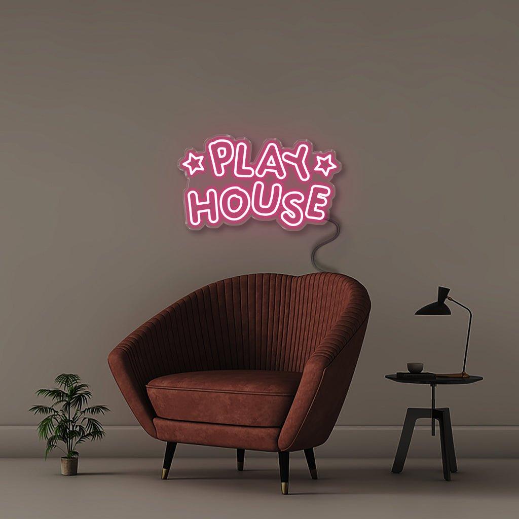 Playhouse - Neonific - LED Neon Signs - 50 CM - Blue