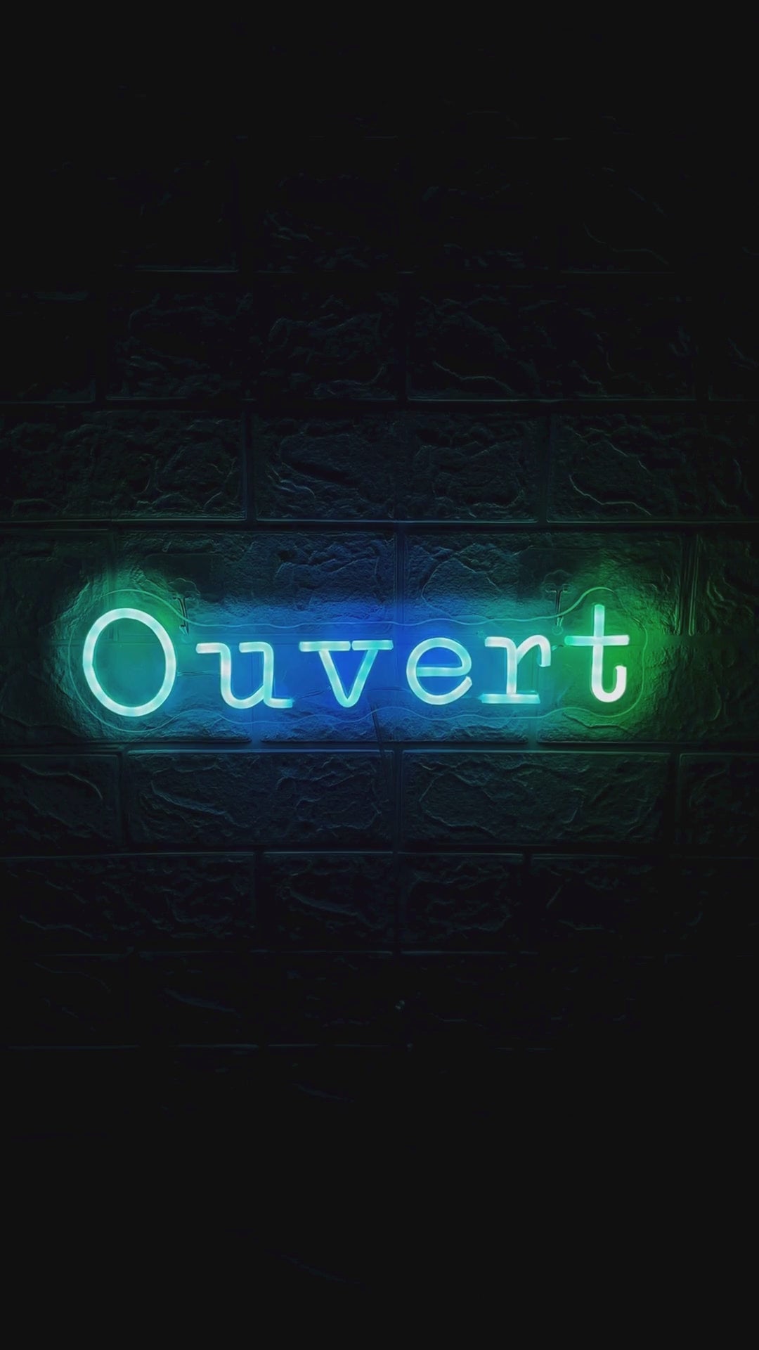 Open Sign ("Ouvert", RGB, USB-Powered)