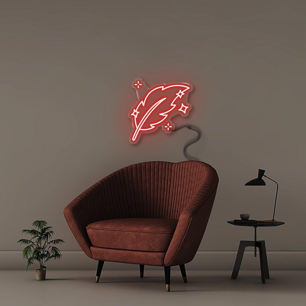 Quill - Neonific - LED Neon Signs - 50 CM - Blue