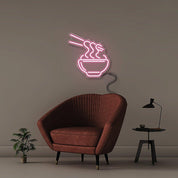 Ramen Noodles - Neonific - LED Neon Signs - 18" (46cm) - Light Pink