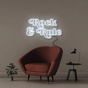 Rock & Rule - Neonific - LED Neon Signs - 50 CM - Blue