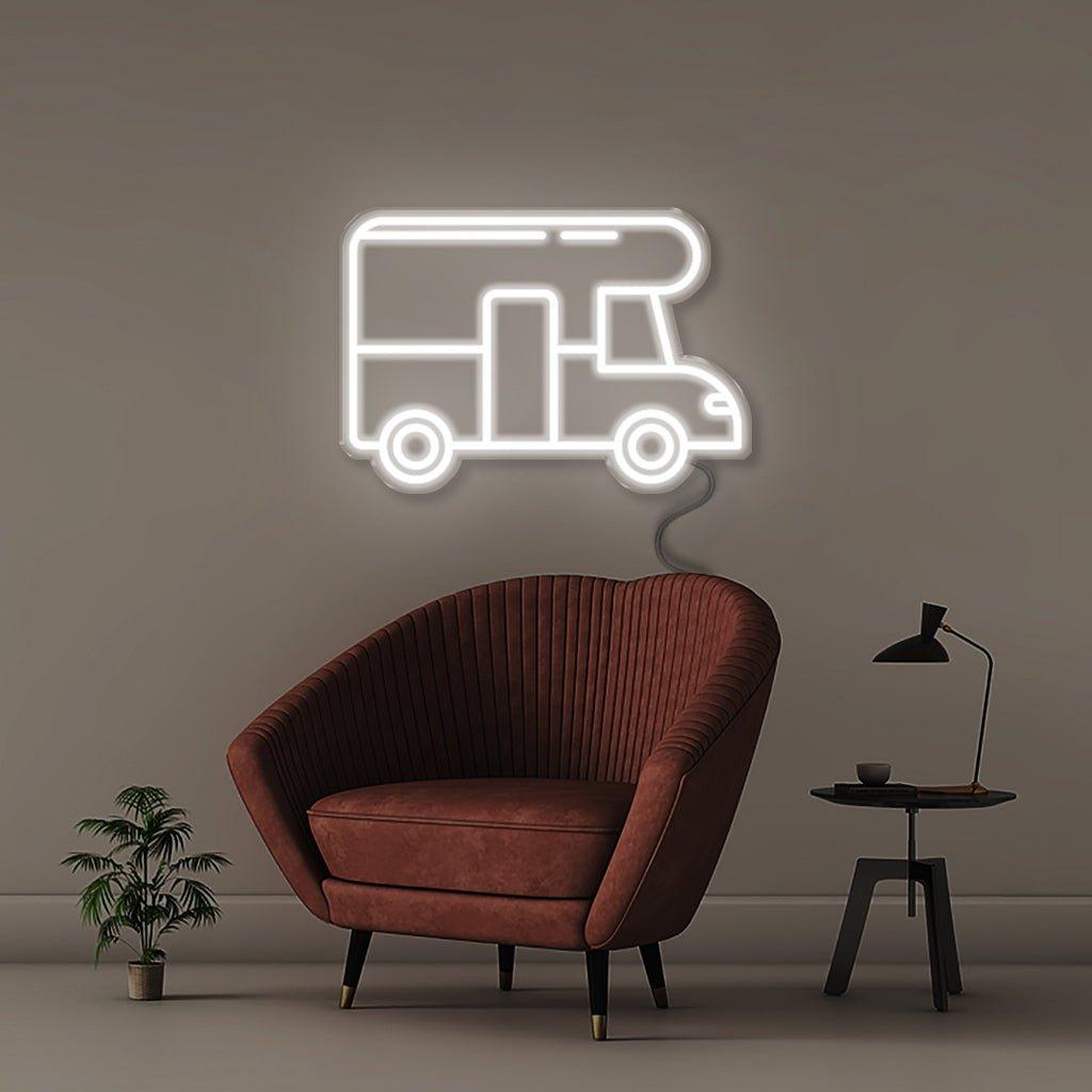 RV Truck - Neonific - LED Neon Signs - 18" (46cm) - White