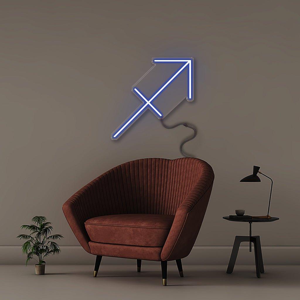 Sagittarius - Neonific - LED Neon Signs - 50 CM - Blue