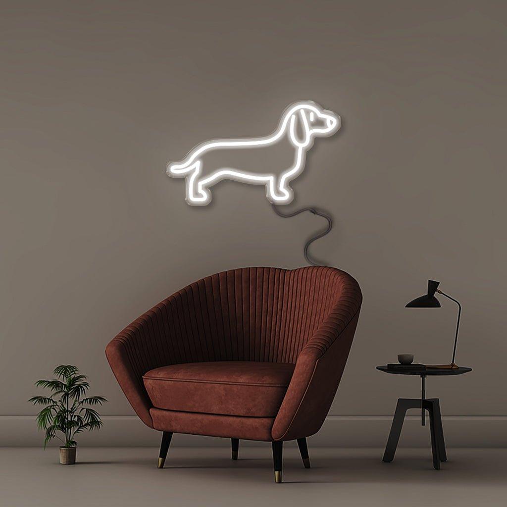 Sausage Dog - Neonific - LED Neon Signs - 50 CM - Blue