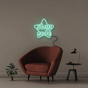 Stay Cute - Neonific - LED Neon Signs - 50 CM - Blue