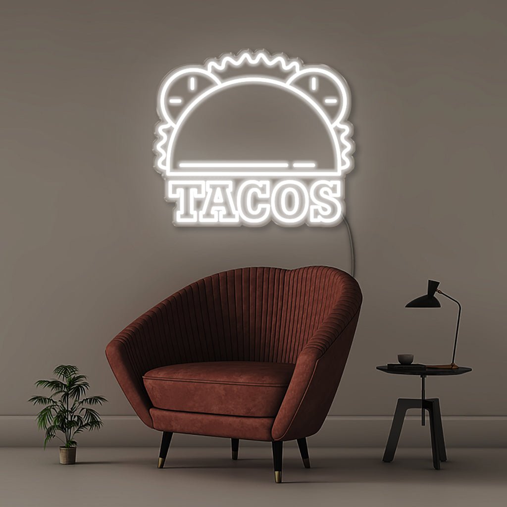 Tacos - Neonific - LED Neon Signs - 75 CM - Blue