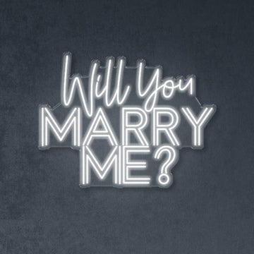 Will you marry me Double-lined - Neonific