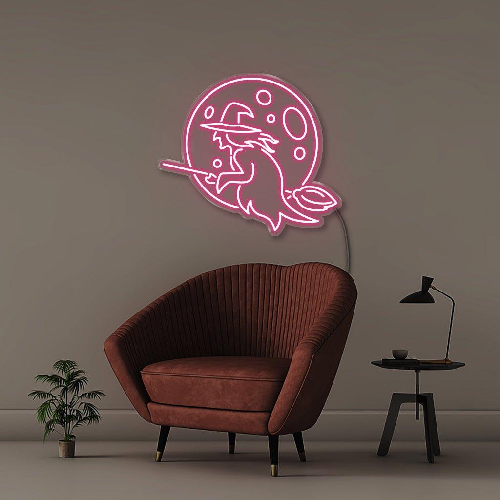 Witch - Neonific - LED Neon Signs - 30" (76cm) - Pink