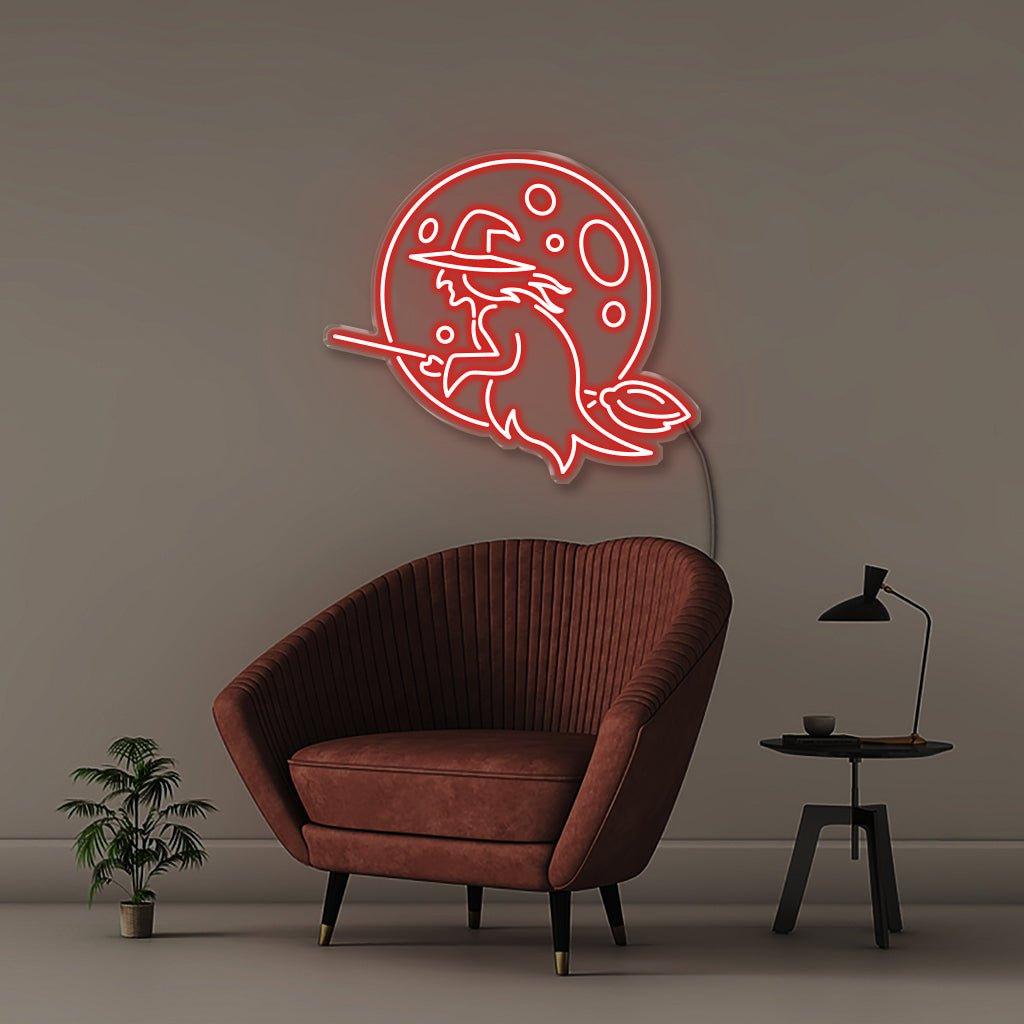 Witch - Neonific - LED Neon Signs - 30" (76cm) - Red