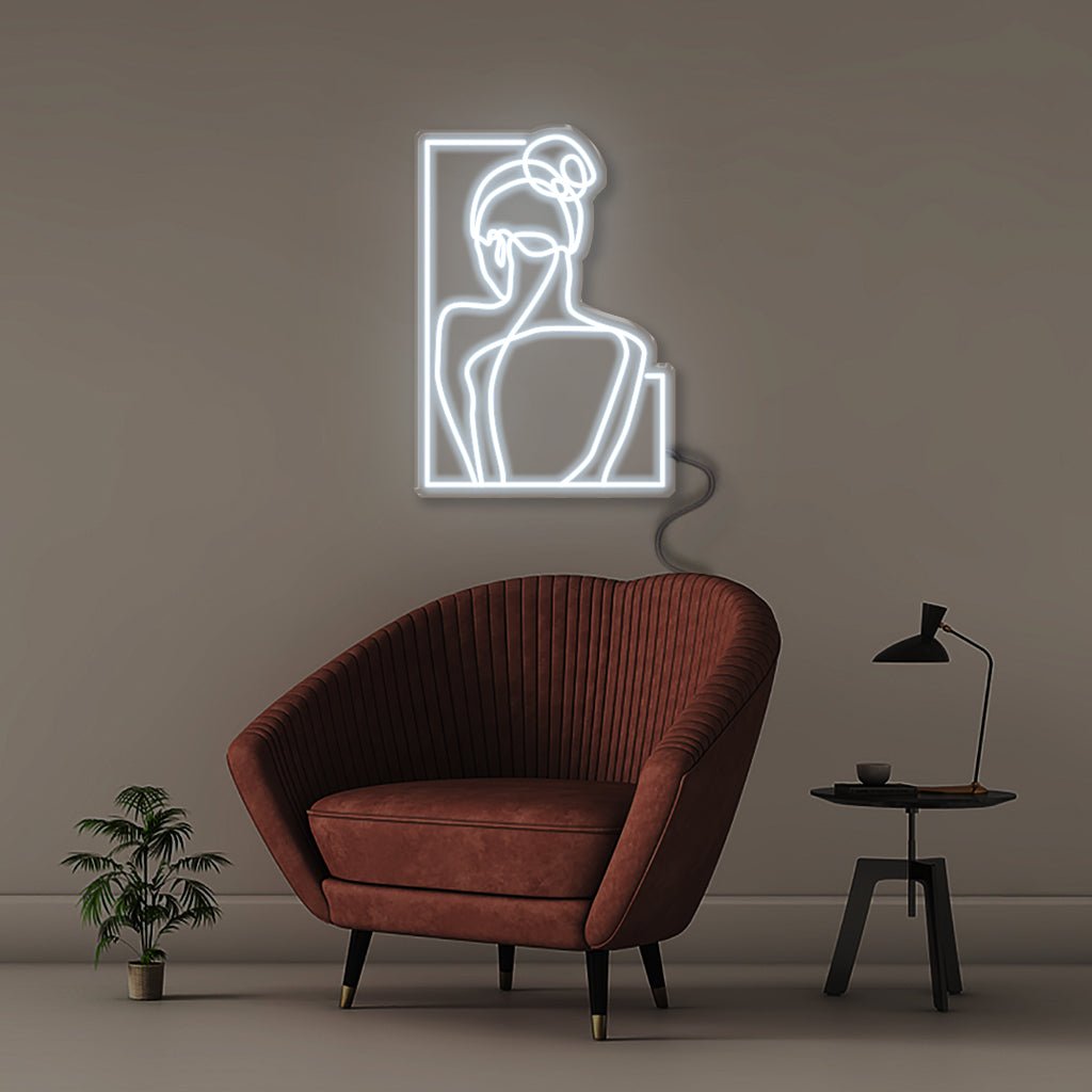 Woman - Neonific - LED Neon Signs - 30" (76cm) - Cool White