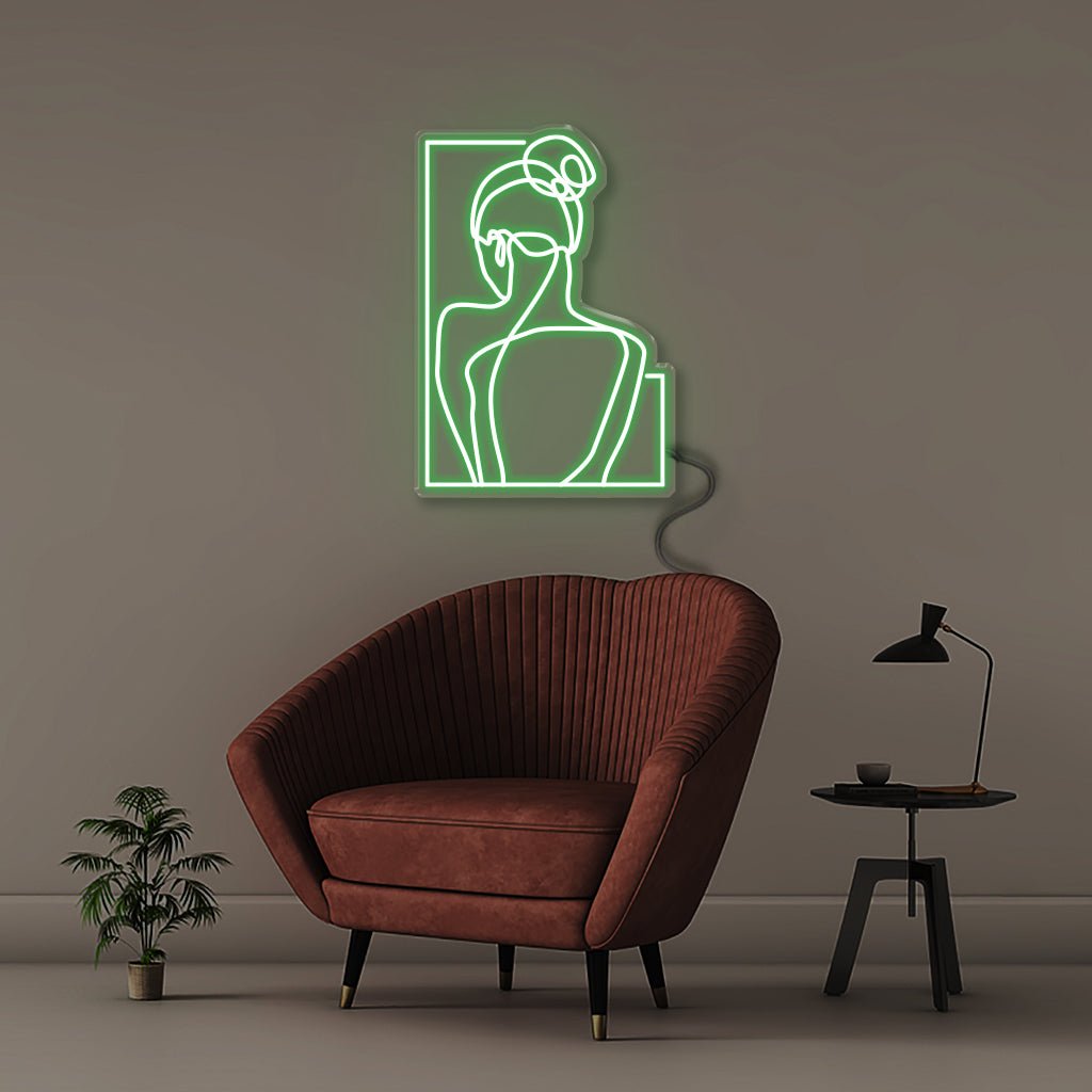 Woman - Neonific - LED Neon Signs - 30" (76cm) - Green
