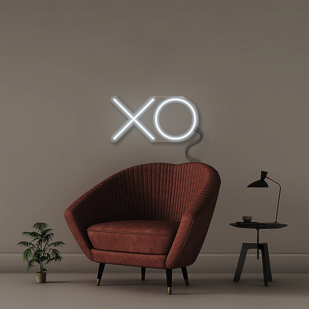 XO - Neonific - LED Neon Signs - 12" (31cm) - Cool White