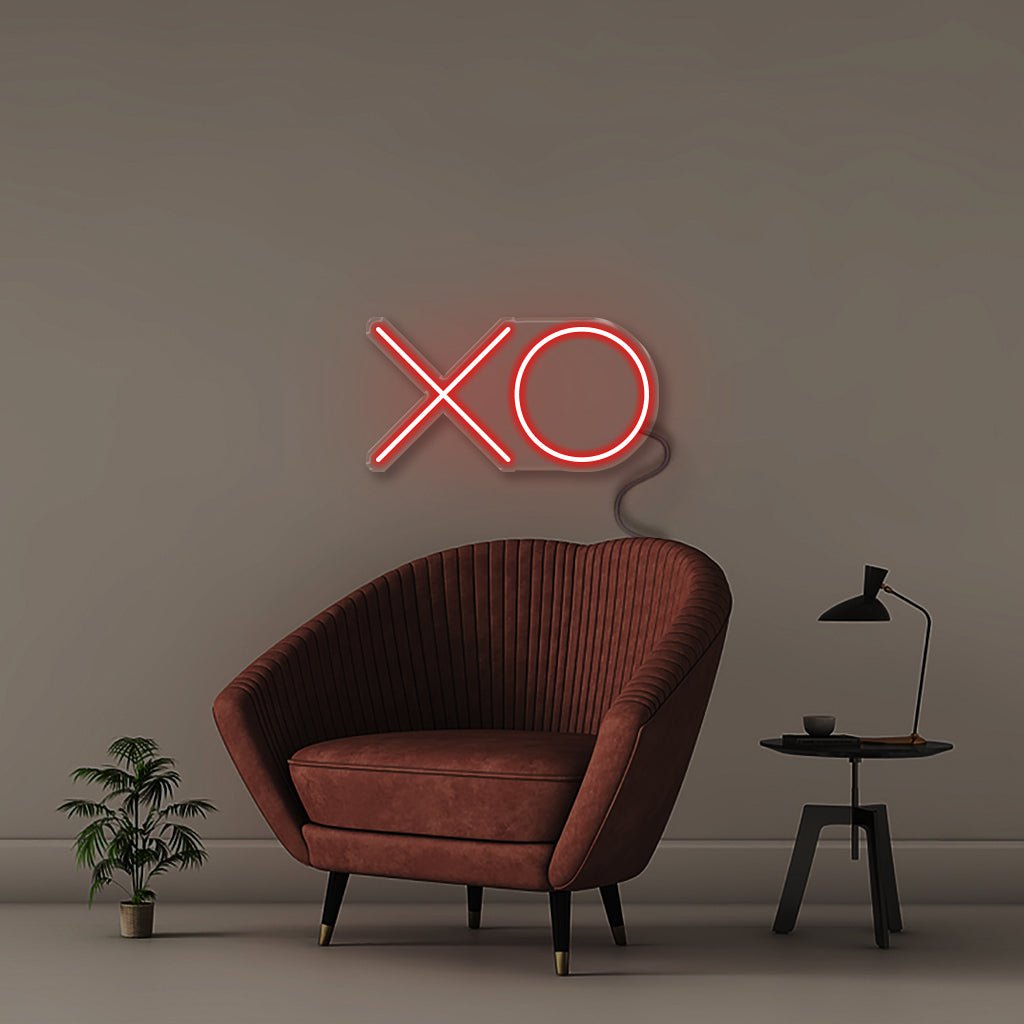 XO - Neonific - LED Neon Signs - 12" (31cm) - Red
