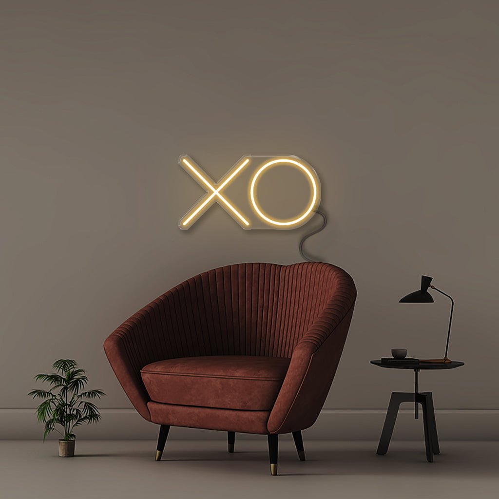 XO - Neonific - LED Neon Signs - 12" (31cm) - Warm White