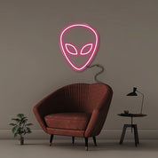 Alien - Neonific - LED Neon Signs - 50 CM - Pink