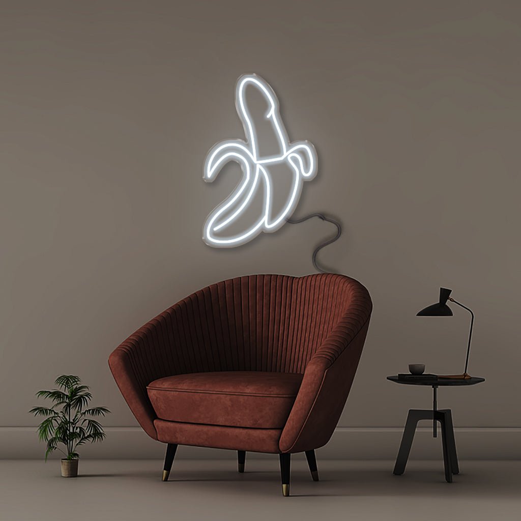 Banana Suck - Neonific - LED Neon Signs - 50 CM - Cool White