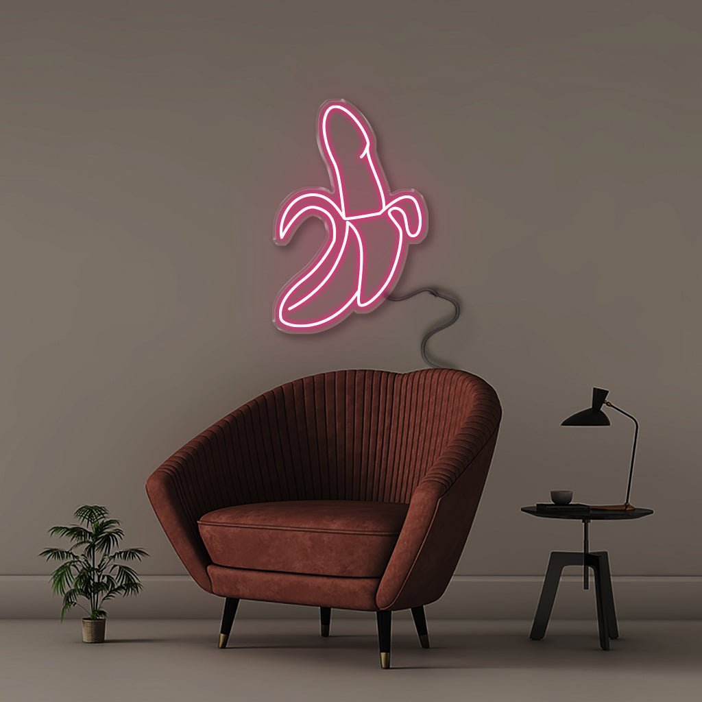 Banana Suck - Neonific - LED Neon Signs - 50 CM - Pink