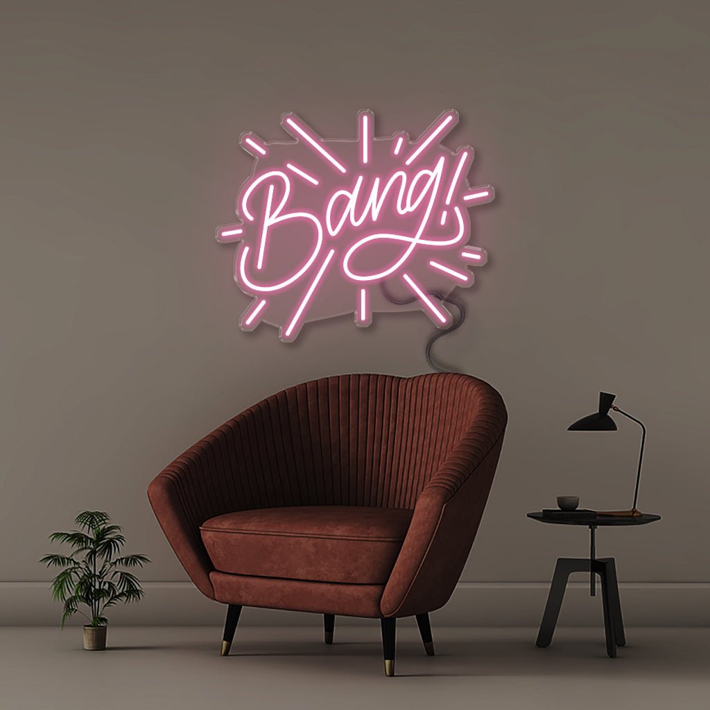 Bang - Neonific - LED Neon Signs - 50 CM - Light Pink