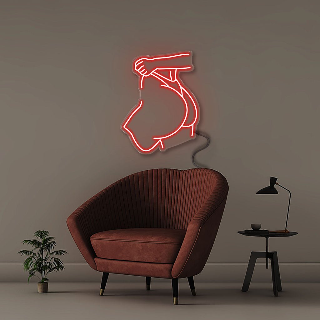 Big Ass - Neonific - LED Neon Signs - 50 CM - Red