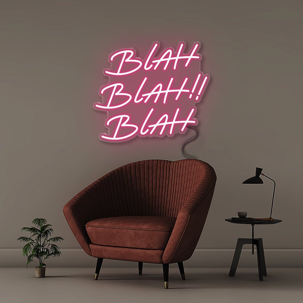 Blah - Neonific - LED Neon Signs - 50 CM - Pink