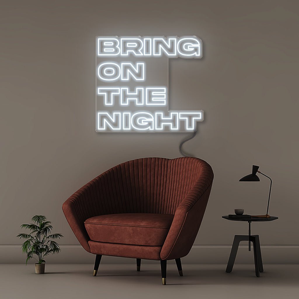 Bring On The Night - Neonific - LED Neon Signs - 75 CM - Cool White