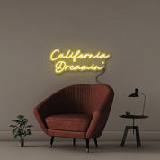 California Dreamin' - Neonific - LED Neon Signs - 75 CM - Yellow