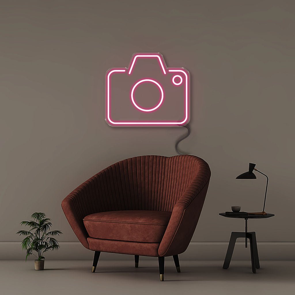 Camera - Neonific - LED Neon Signs - 50 CM - Pink