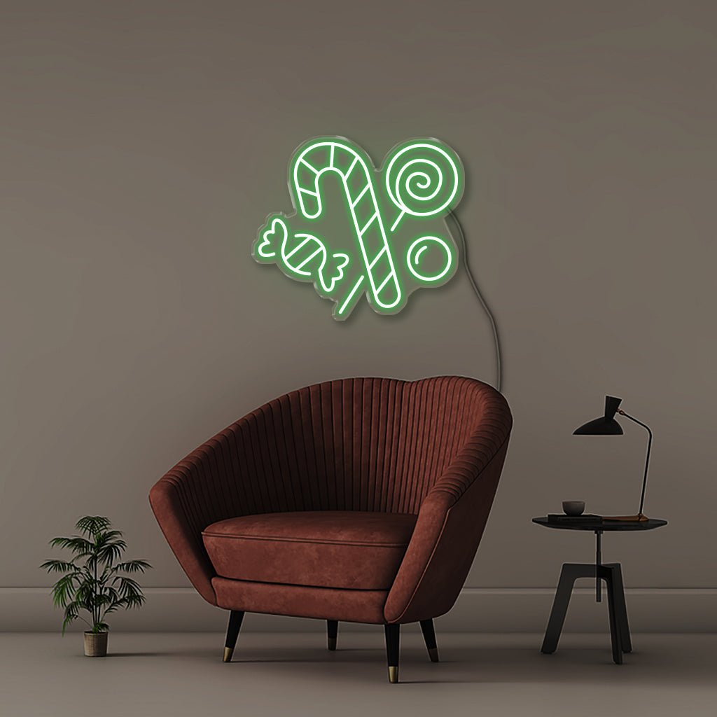 Candy - Neonific - LED Neon Signs - 50 CM - Green