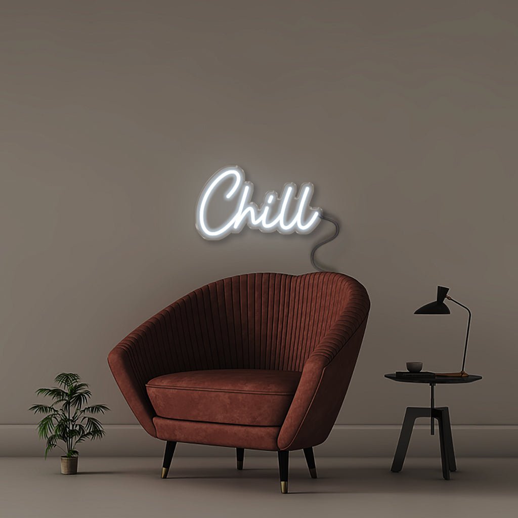 Chill - Neonific - LED Neon Signs - 50 CM - Cool White