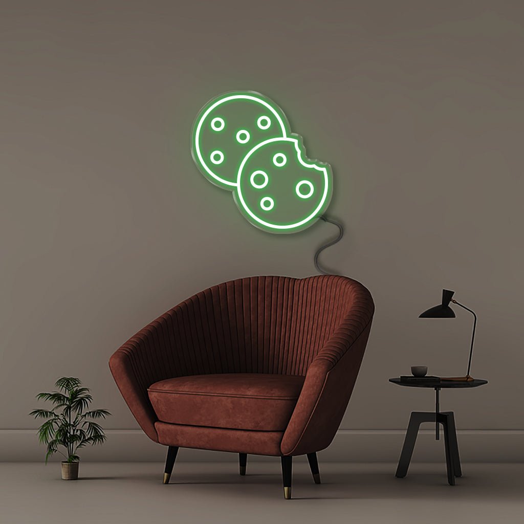 Cookies - Neonific - LED Neon Signs - 50 CM - Green