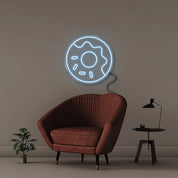 Donuts - Neonific - LED Neon Signs - 50 CM - Light Blue