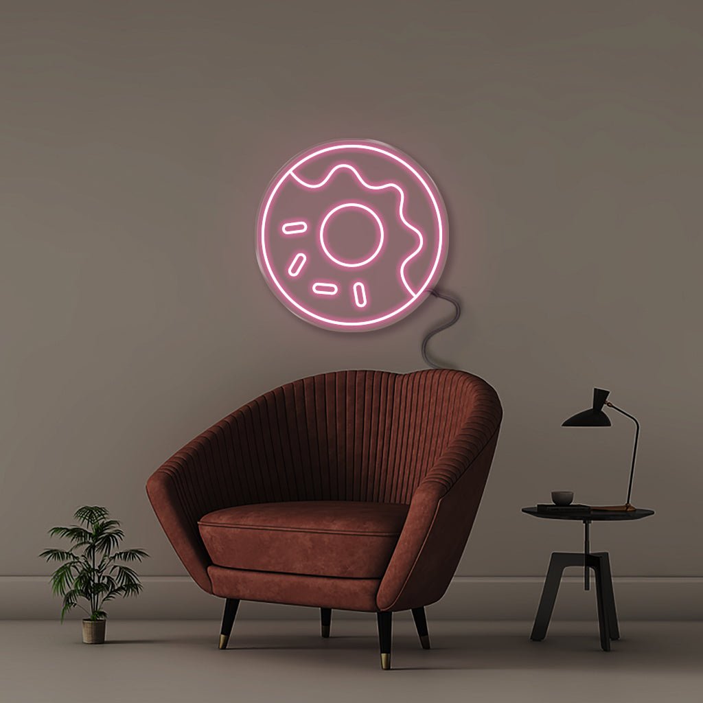 Donuts - Neonific - LED Neon Signs - 50 CM - Light Pink