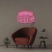 Dream Big - Neonific - LED Neon Signs - 100 CM - Pink
