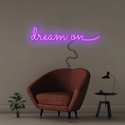 Dream On - Neonific - LED Neon Signs - 60cm - White