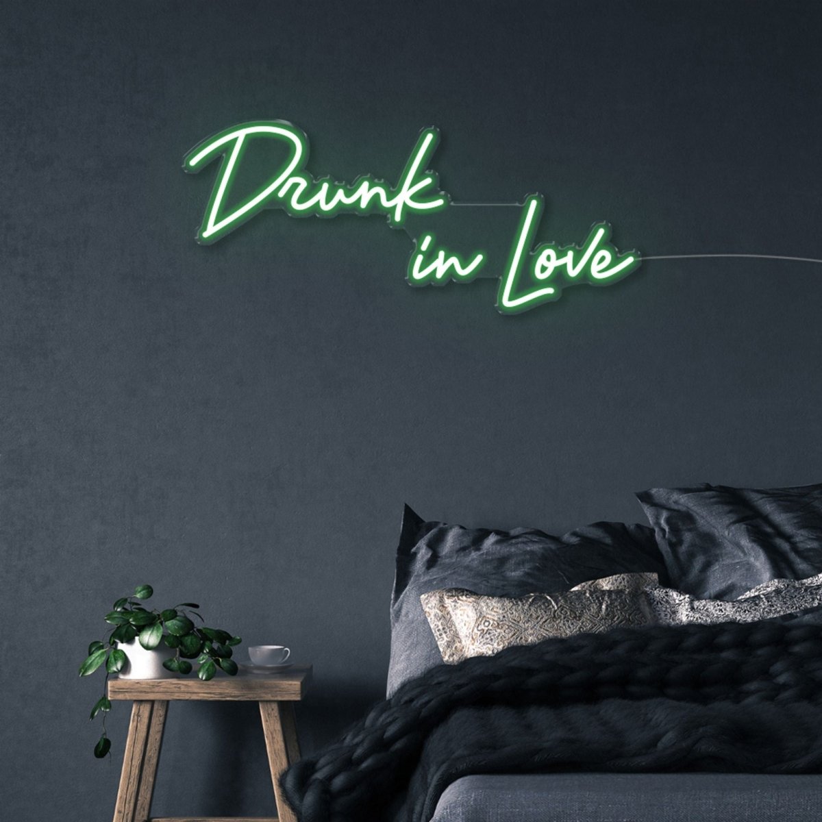 Drunk InLove - Neonific - LED Neon Signs - 50 CM - Green