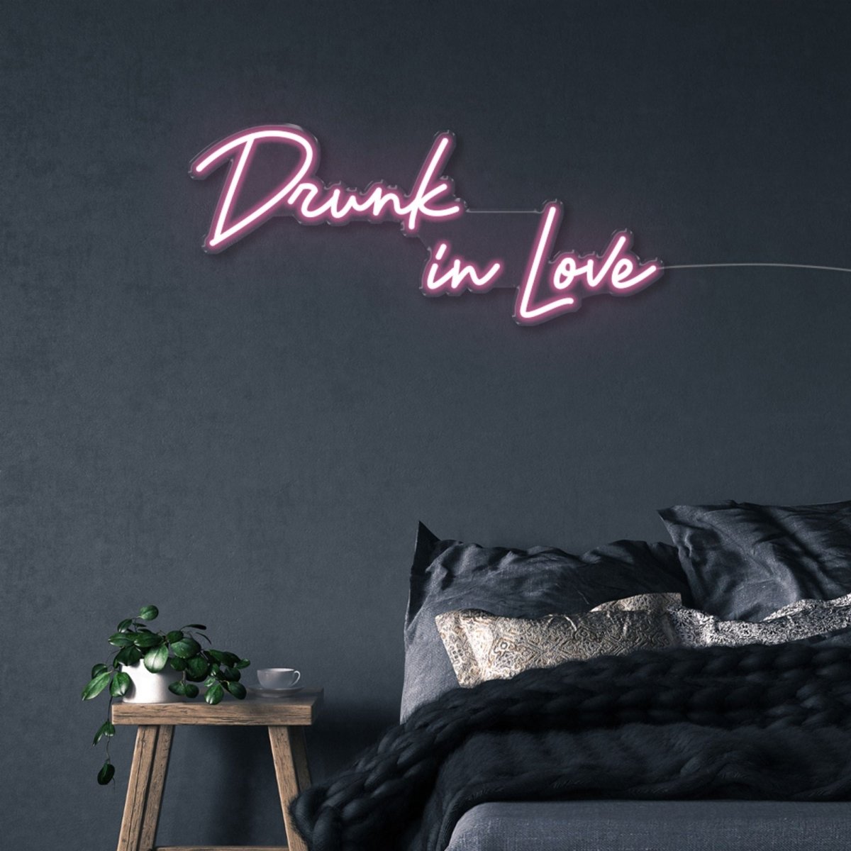 Drunk InLove - Neonific - LED Neon Signs - 50 CM - Light Pink