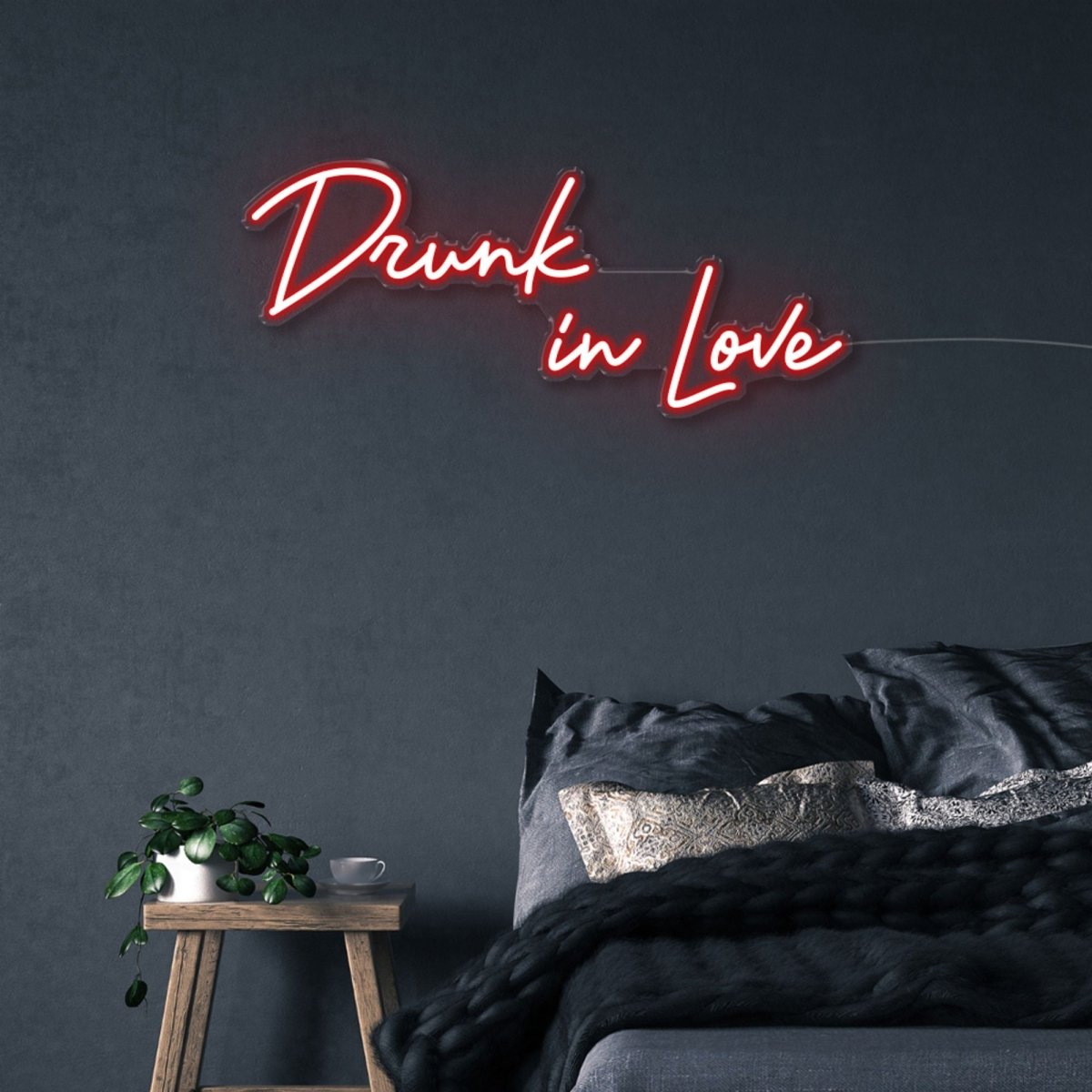Drunk InLove - Neonific - LED Neon Signs - 50 CM - Red