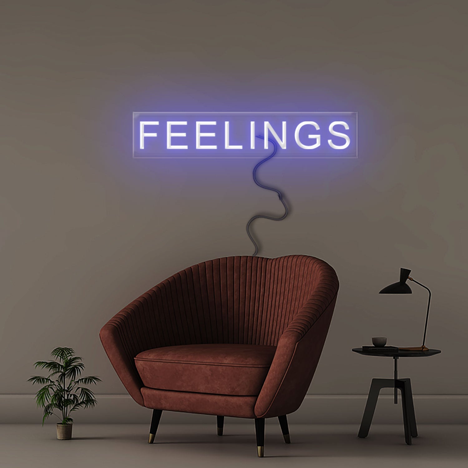 Feelings - Neonific - LED Neon Signs - 60cm - White