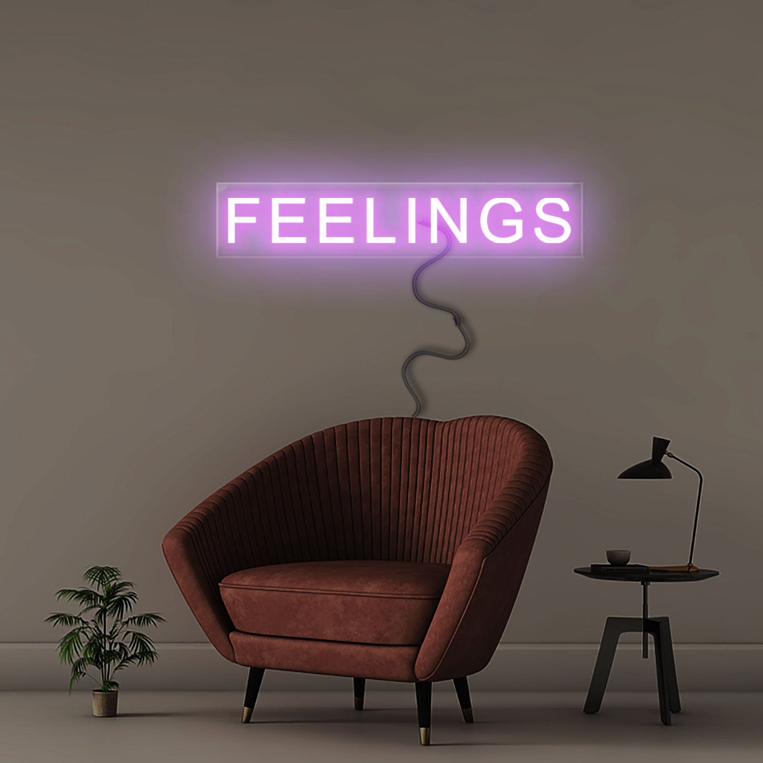 Feelings - Neonific - LED Neon Signs - 60cm - White