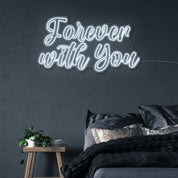 Forever with You - Neonific - LED Neon Signs - 100 CM - Cool White