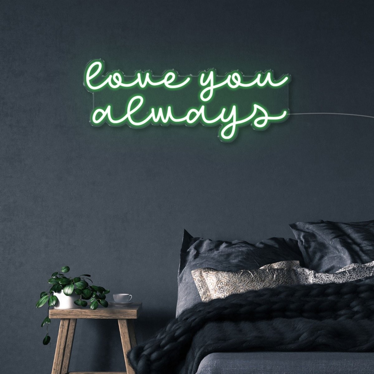Love you Always - Neonific - LED Neon Signs - 75 CM - Green